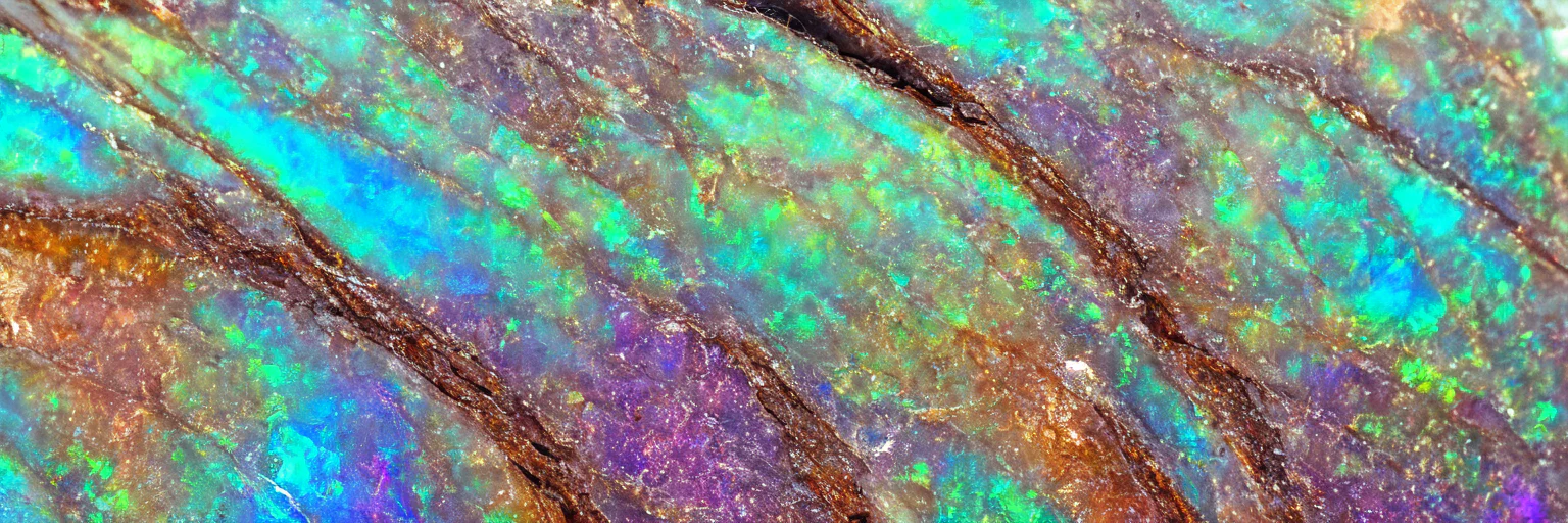 A close up photo of the surface of an Opal